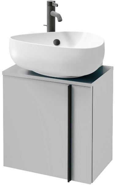 EB3045G-N18 тумба под раковину NOUVELLE VAGUE левая (белый глянец) 