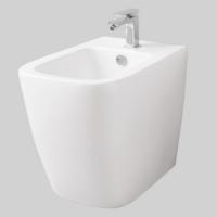 ARTCERAM A16 Биде напольное 36х52 см, 1 отверстие, цвет белый матовый/покрытие Saniglaze