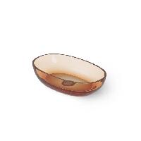 DEA DESIGN Washbasins Раковина настольная 60x36xh14 см, материал: Glasstech прозрачная смола, цвет: Sunset R1