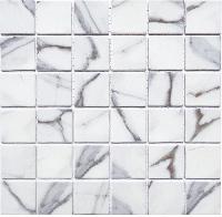 pixmosaic PIX758 из стекла, чип 48x48 мм, сетка 300х300x4 мм