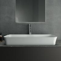 Ideal Standard Ipalyss Раковина 800х400хh120 мм, накладная, без отв.под смес и перелива, с крепежом, шаблоном, покрытие: Diamatec® цвет: белый глянец