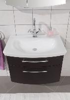 Puris Classic Line, раковина из мин. литья с LED подсветкой усиленная (EVERMITE) 700 мм, цвет белый