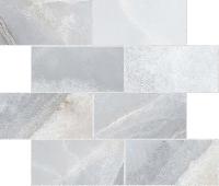 Reves De Rex Blue Glossy 6mm Muretto 7.5x15 30x30