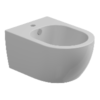 Биде подвесное GSG Ceramic Design Like LKBISO000, белый глянцевый