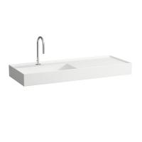 Laufen Kartell Раковина 1200х460х120мм без перелива (раковина справа), c 1  отв. под смеситель, цвет: белый (ВРЕМЕННО не поставляем!)