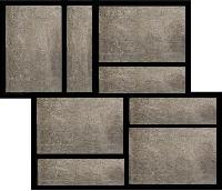 Matieres Rex Gris Mod.Muretto 3d 30x30