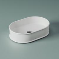 Artceram ATELIER Раковина накладная, 60x40хh15см, без отв под смеситель, без перелива, цвет: белый матовый