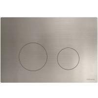 TECEspring Панель смыва плоская,с круглыми кнопками, Нержавеющая сталь, сатин (с покрытием против отпечатков пальцев