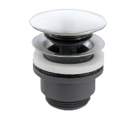 Донный клапан универсальный 1”1/4 Remer SS905CCR, нержавеющая сталь