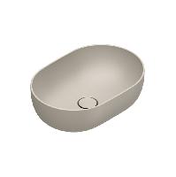 Catalano SFERA Раковина 50x35 h16 накладная, без отв. под смеситель, покрытие Cataglaze+, цвет Sabbia Satinato