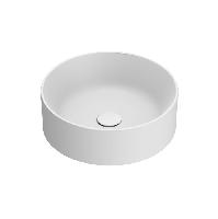 Catalano Zero  Раковина 40 см диаметр,  на столешницу, без отв. под смеситель, покрытие Cataglaze+, цвет белый матовый