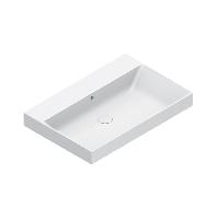 Catalano ZERO Раковина 75x50, без отв. под смеситель, покрытие Cataglaze+, цвет белый глянцевый