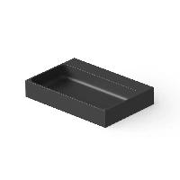 DEA DESIGN Washbasins Раковина настольная 60x41xh10,5 см, материал: Solid Surface искуственный камень, цвет: Black №16