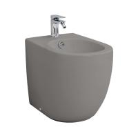 Artceram FILE 2.0  Биде напольное приставное 36х52 см, с креплениями, с 1 отв под смеситель,  цвет grigio oliva