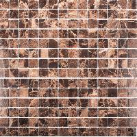 Мозаика 20X20 Dark Emperador Polished (JMST023) 305X305X4, натур. мрамор