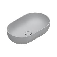 Catalano SFERA Раковина 60x37 h16 накладная, без отв. под смеситель, покрытие Cataglaze+, цвет Cemento Satinato