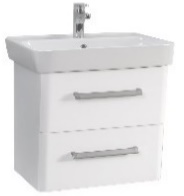 Умывальник мебельный керам. с креплением Милан 55 c/о  белый с1