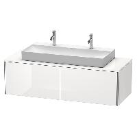 Duravit Vero Air Раковина 100cm,  без перелива, с площадкой,  c 2 отв. под смеситель, Цвет белый