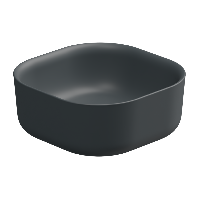 Раковина накладная 42 см GSG Ceramic Design Hit! HILAVQU42028, Ebano Matt