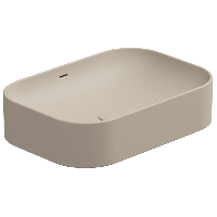 Раковина накладная 60x42 см GSG Ceramic Design Easy EALAVTP60034, Sabbia Matt