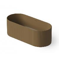 DEA DESIGN Stripes Ванна отдельностоящая 170x72xh56 см, материал: Solid Surface искуственный камень, цвет: dark camel
