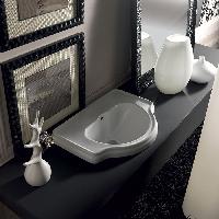 KERASAN Retro Раковина 62х45,5см без отв. под смеситель, цвет белый