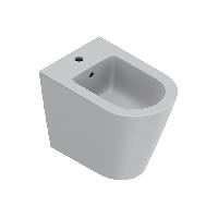 Catalano ZERO Биде напольное 55x35, с 1 отв. под смеситель, покрытие Cataglaze+, без крепежа, цвет Cemento Satinato