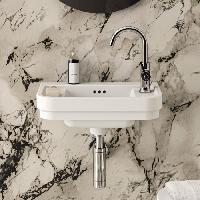 Ideal Standard Calla Раковина 500х320xh180 мм, подвесная, с отв. под смес. справа и переливом, с крепежом цвет: белый глянец