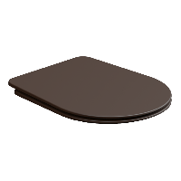 Крышка с сиденьем для подвесного унитаза с микролифтом GSG Ceramic Design Hit! HICOPRSLTICR035, Cacao Matt