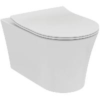 Ideal Standard Blend Curve Сиденье SLIM для унитаза, с микролифтом, быстосъемное, для  T375101, T374901, T465501 , цвет: белый глянец