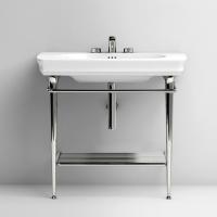 Artceram CIVITAS Структура металлическая Tonda для раковины 90см, полка сетка, цвет хром