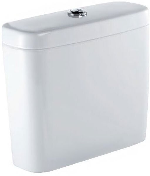 E4740-00 бачок ODEON UP 3/6 л ниж. (бел) 