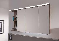 Puris Purefaction, зеркальный шкаф (3 двери) с LED подсветкой 1200 мм левый, цвет дуб чарлстон