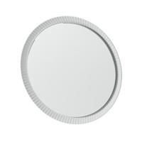 ARTCERAM Зеркало Lord Ø 76 см в керамической раме с LED-подсветкой и сенсорным выключателем, цвет белый