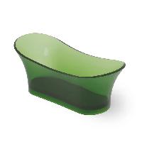 DEA DESIGN Elegant Ванна отдельностоящая 175x75xh68 см, материал: Glasstech прозрачная смола, цвет: Emerald R3