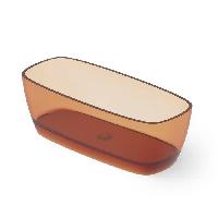 DEA DESIGN Soul Ванна отдельностоящая 170x72xh56 см, материал: Glasstech прозрачная смола, цвет: Sunset R1