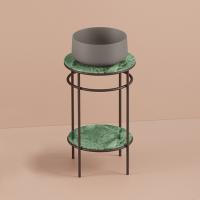 Artceram VOGUE Металическая структура Ø44хh72,5см для раковин Rombo, Millerighe and Atelier, цвет: moka