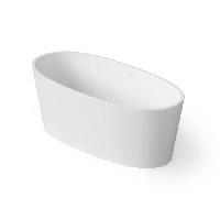 DEA DESIGN Nature Ванна отдельностоящая 160x75xh60 см, материал: Solid Surface искуственный камень, цвет: White №18
