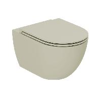 AZZURRA COMODA Унитаз подвесной 515х360х340 мм., безободковый, с комплектом крепежей, цвет Salvia