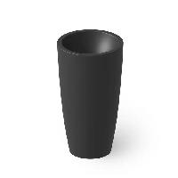 DEA DESIGN Washbasins Раковина напольная 50x50xh90 см, материал: Solid Surface искуственный камень, цвет: Black №16