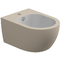 Биде подвесное биколор GSG Ceramic Design Like LKBISOBI000/034, White/Sabbia Matt