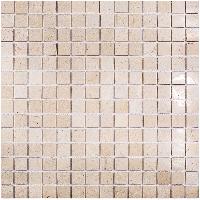 Мозаика 20X20 Crema Marfil Polished (JMST033) 305X305X4, натур. мрамор