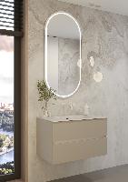 Тумба без раковины Vallessi 80*46cm КАШЕМИР мат. 2 полки,