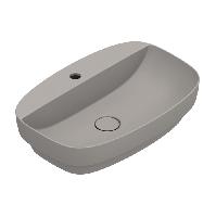 Catalano ALVEA Раковина 60x40 встраиваемая, с 1 отв. под смеситель, покрытие Cataglaze+ , цвет Tortora Satinato