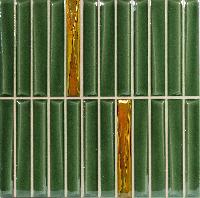 Декор Decor Melody Royal Green Gold 20x20