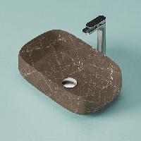 Artceram COGNAC Раковина настольная Quadro 56x41 см, цвет bronze amani