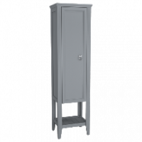 Пенал Valarte 55 см левосторонний, цвет серый матовый