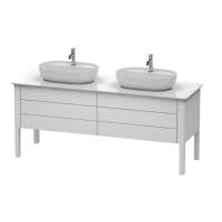 Duravit Luv База напольная, 743x1788x570, 2 выдв.ящика, цвет белый шелковисто-матовый