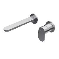 Kerama Marazzi Смеситель для раковины SIARA настенный, с внутренней частью, нержавеющая сталь