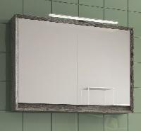 IBX LUXOR, зеркальный шкаф 100 см, 2 двери, цвет пино джексон